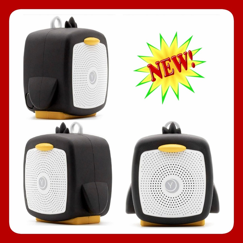 Yogasleep Pocket Baby Sound Machine Penguin Portable Travel White Noise New
